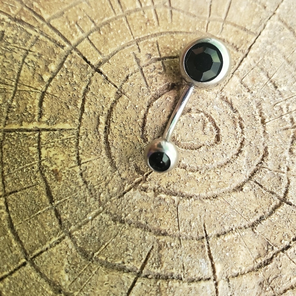 COPY - 16g stainless steel belly bar